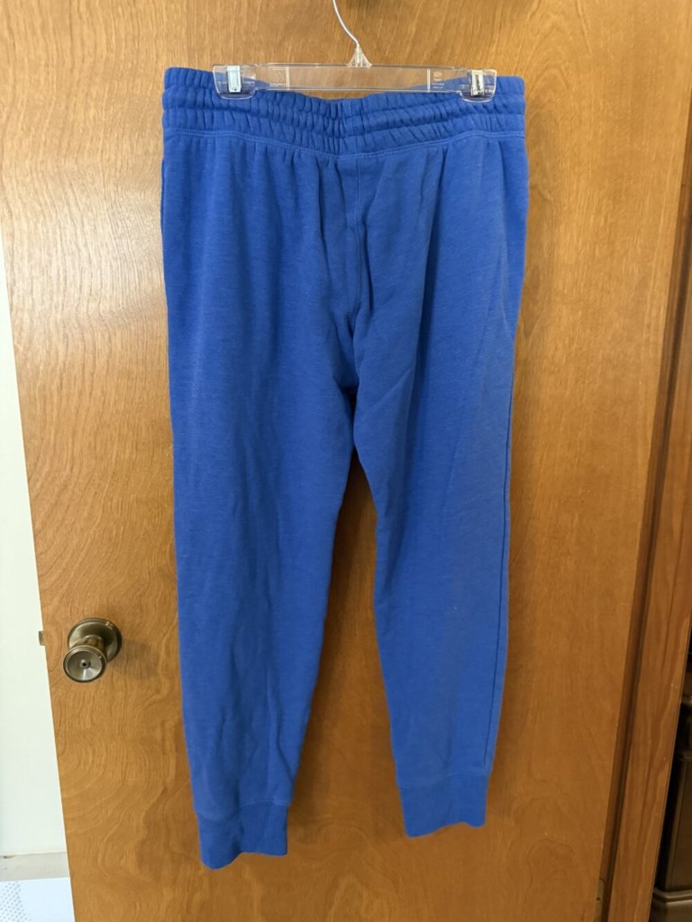 Homage Sweatpants Joggers Mens Medium Royal Blue Fleece Lounge Pants Drawstring - Picture 3 of 9
